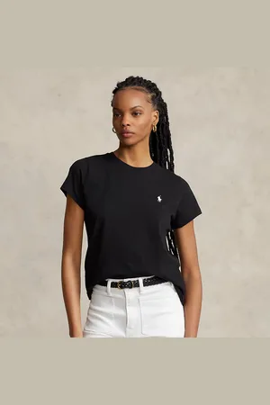 Ralph Lauren Katoenen jersey T-shirt met ronde hals