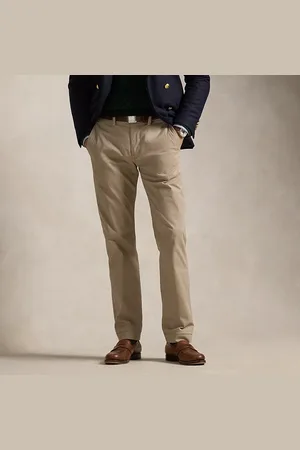 Ralph Lauren Straight fit gewassen chino met stretch