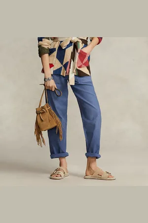 Ralph Lauren Katoenen satinet utility broek