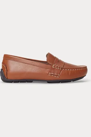 Ralph Lauren Telly leren penny loafer