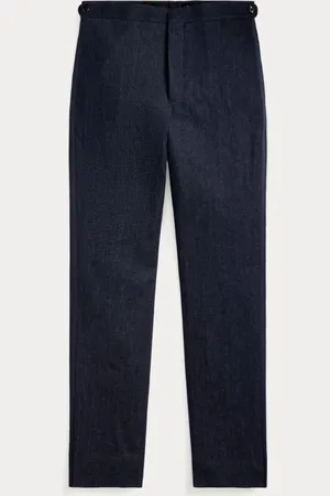 Ralph Lauren Slim fit indigo denim smokingbroek