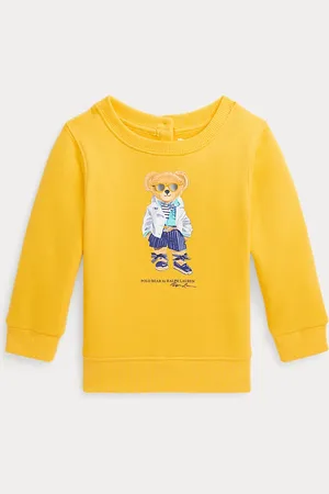 Ralph Lauren Fleece sweatshirt met Polo Bear