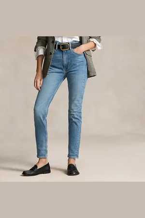 Ralph Lauren Super-slim jeans met hoge taille