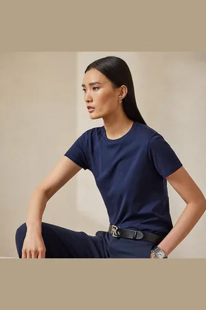 Ralph Lauren Katoenen T-shirt met ronde hals