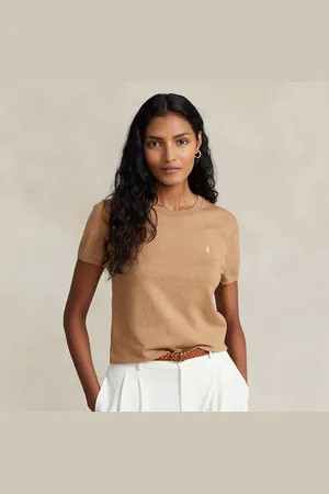 Ralph Lauren Trui van katoenmix met korte mouwen
