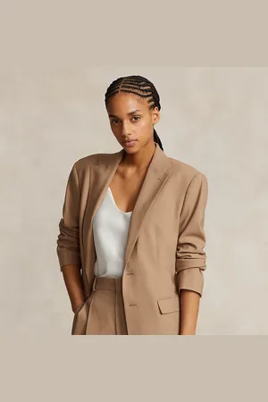 Ralph Lauren Blazer van wolmix met stretch