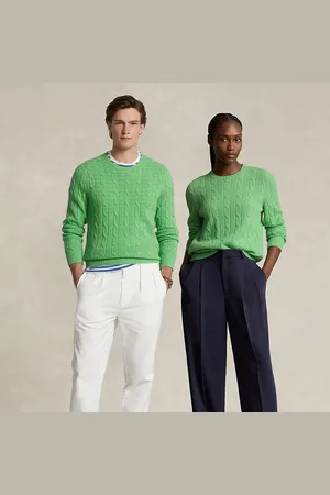 Ralph Lauren De iconische kasjmier kabeltrui