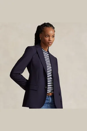 Ralph Lauren Blazer van wolmix met stretch