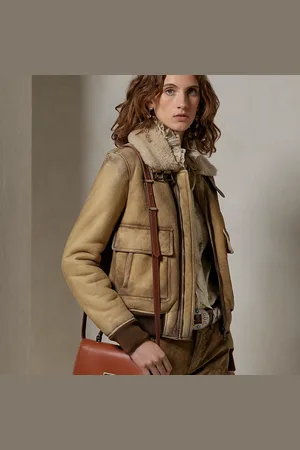 Ralph Lauren Kalfsleren RL 888 Top Handle tas