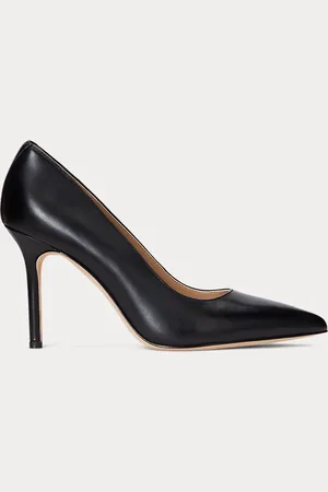 Ralph Lauren Lindella II gepolijste leren pump