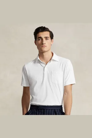 Ralph Lauren Classic fit katoenen-linnen Polo-shirt