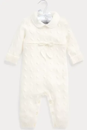 Ralph Lauren Kasjmier overall met gebreide kraag