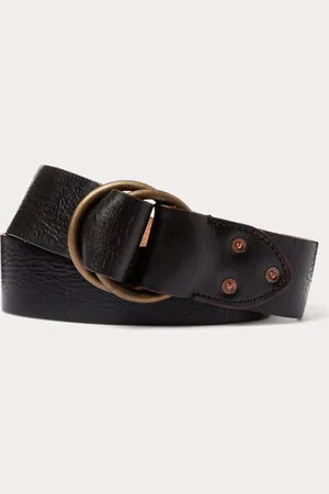 Ralph Lauren Leren riem met dubbele O-ring