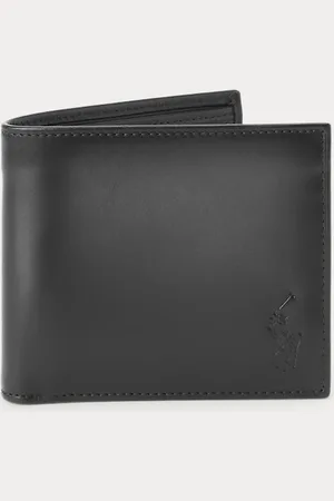 Ralph Lauren Leren portemonnee met kenmerkende Pony