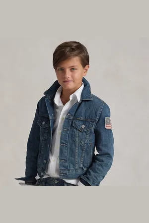 Ralph Lauren Denim truckerjack voor jongens