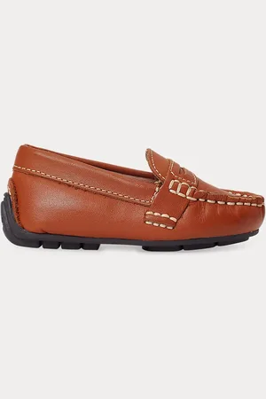 Ralph Lauren Telly leren penny loafer