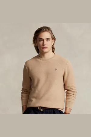 Ralph Lauren Katoenen trui met mesh en ronde hals