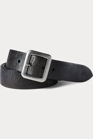 Ralph Lauren Handgepolijste leren riem