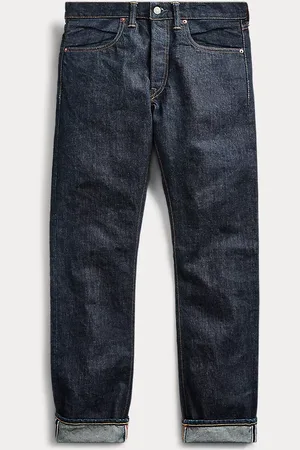 Ralph Lauren Slim fit once-washed selvedge jeans