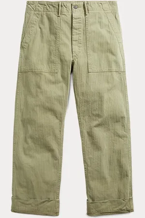 Ralph Lauren Utility broek met visgraatmotief