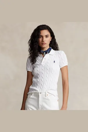 Ralph Lauren Kabelgebreid Polo-shirt