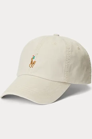 Ralph Lauren Stretchkatoenen keperstof baseballpet