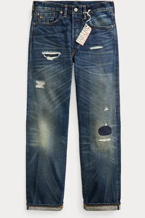 Ralph Lauren Hawley straight fit selvedge jeans