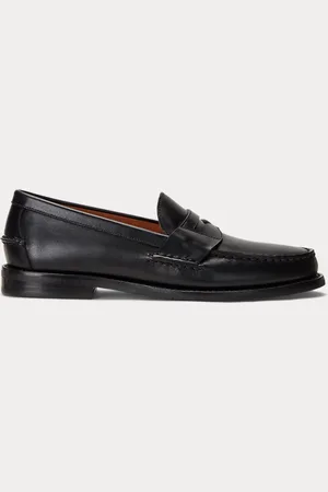 Ralph Lauren Alston leren penny loafer