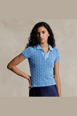 Ralph Lauren Kabelgebreid Polo-shirt