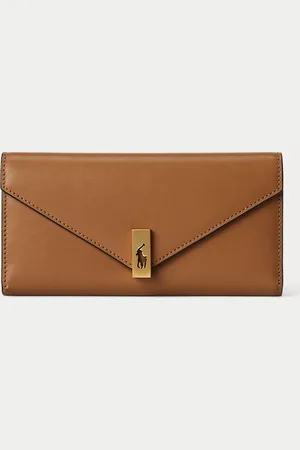 Ralph Lauren Leren Polo ID portemonnee