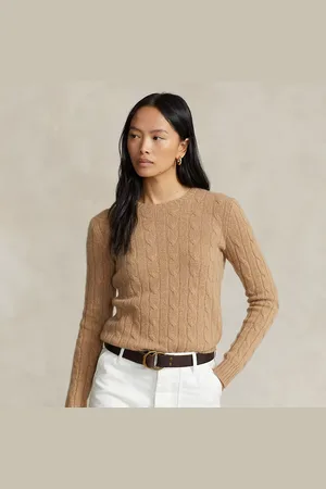 Ralph Lauren Kabelgebreide kasjmier trui