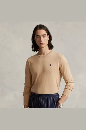 Ralph Lauren Slim fit getextureerde katoenen trui
