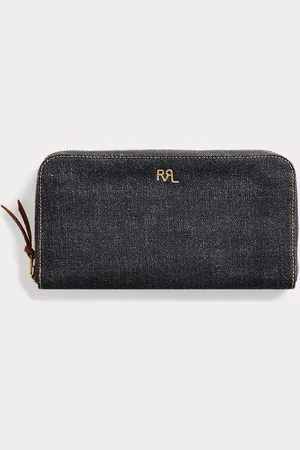 Ralph Lauren Indigo denim reisportemonnee