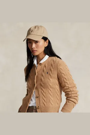 Ralph Lauren Kabelgebreid wollen-kasjmier vest