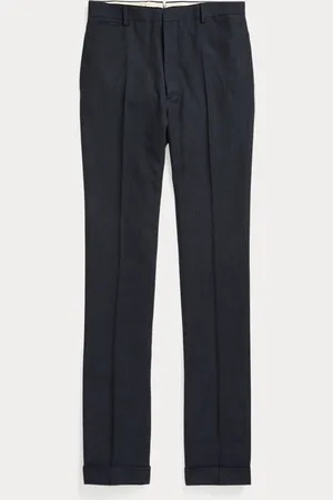 Ralph Lauren Slim gestreepte pantalon in visgraat