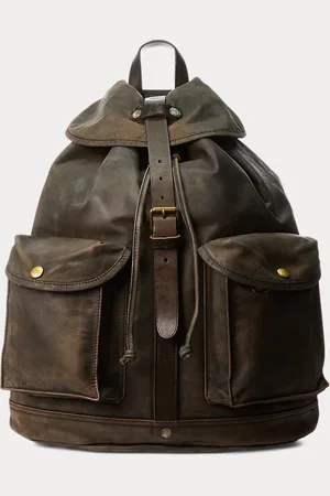 Ralph Lauren Leren rugzak
