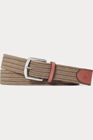 Ralph Lauren Gevlochten leren riem
