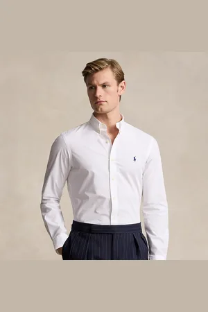 Ralph Lauren Slim fit stretch poplin overhemd