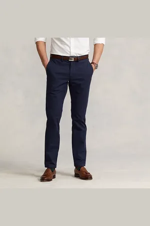 Ralph Lauren Straight fit gewassen chino met stretch