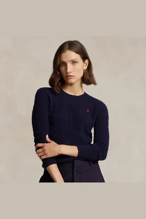 Ralph Lauren Wollen-kasjmier kabeltrui