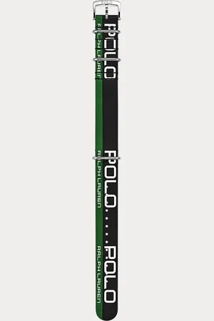 Ralph Lauren Leren sporthorlogeband