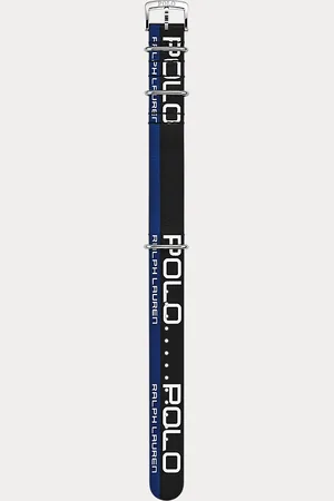 Ralph Lauren Leren sporthorlogeband