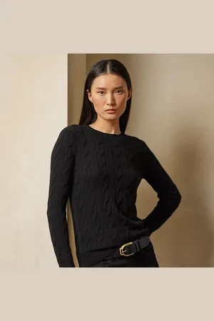 Ralph Lauren Kabelgebreide kasjmier trui