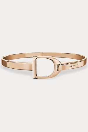 Ralph Lauren Ros??gouden Stirrup-armband