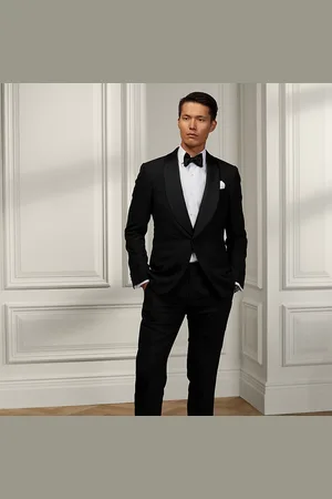Ralph Lauren Gregory handgemaakte smokingbroek