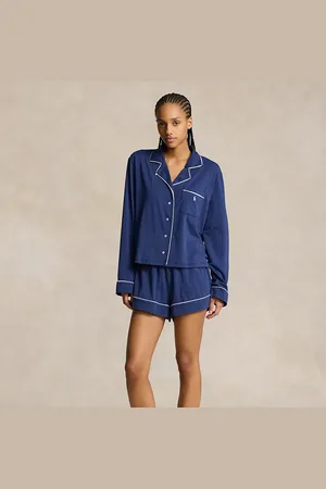 Ralph Lauren Jersey pyjama met lange mouw