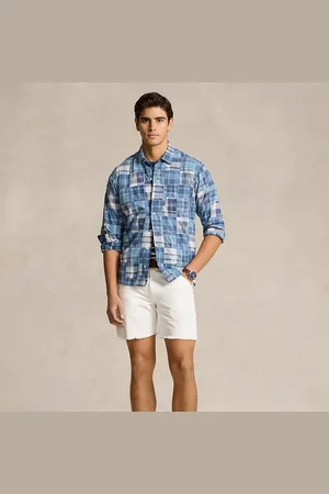 Ralph Lauren Dungaree fit keperstof short van 17 cm