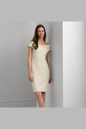 Ralph Lauren Crêpe off-shoulder jurk