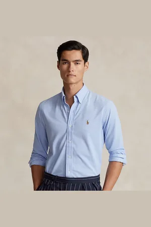 Ralph Lauren Gebreid Oxford overhemd