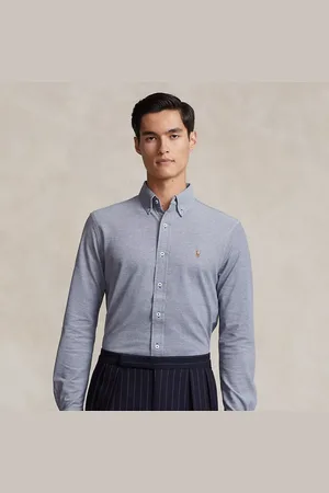 Ralph Lauren Gebreid Oxford overhemd